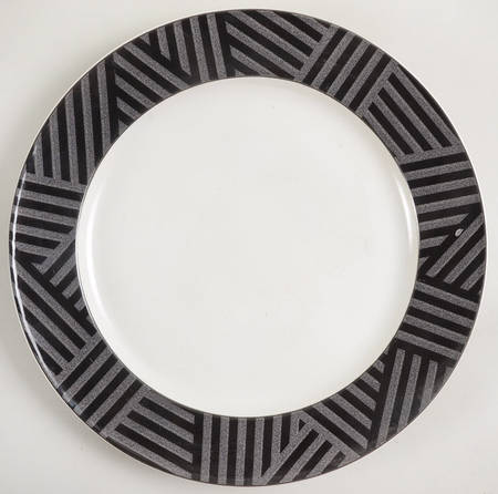 Calypso Black 12" Chop Plate (Round Platter)