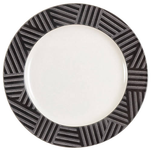 Calypso Black Dinner Plate