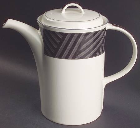Calypso Black Coffee Pot & Lid