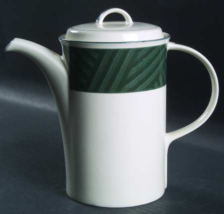 Calypso Green Coffee Pot & Lid