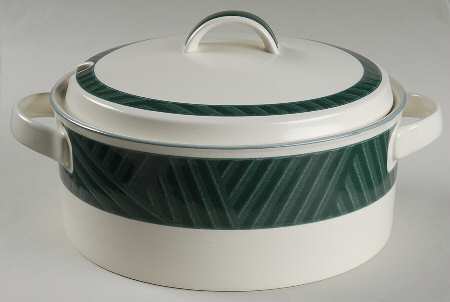 Calypso Green Tureen &  Lid