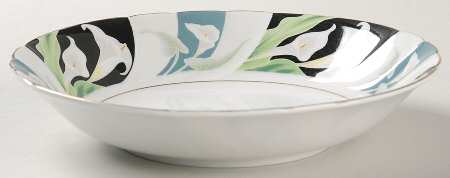 Calla Lily Coupe Soup Bowl