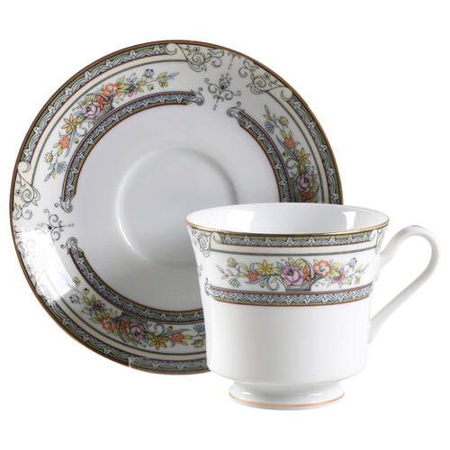 Footed Cup & Saucer Set