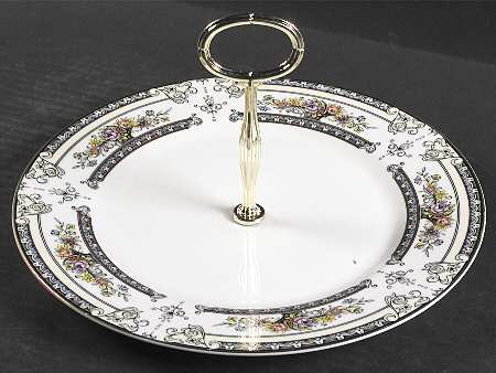 Cambridge Round Serving Plate with Center Handle (Dp) Hc
