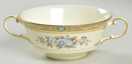 Cameo Footed Cream Soup Bowl