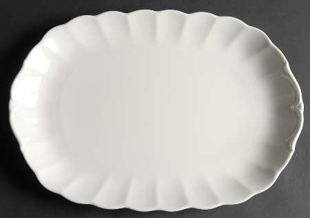 Cameo White 15" Oval Serving Platter