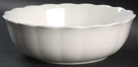 Cameo White 9" Round Vegetable Bowl