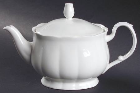 Cameo White Teapot & Lid