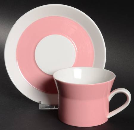 Candy Flat Cup & Saucer Set