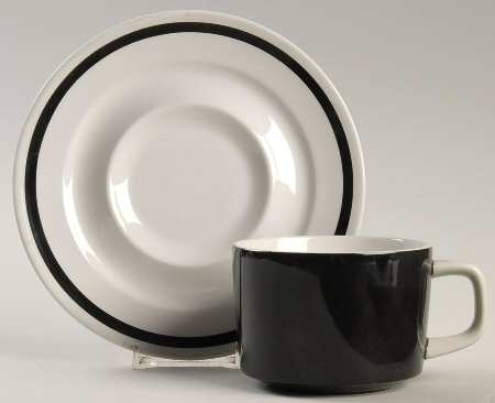 Capri Flat Cup & Saucer Set