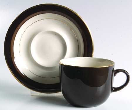 Cappuccino Flat Cup & Saucer Set by Mikasa