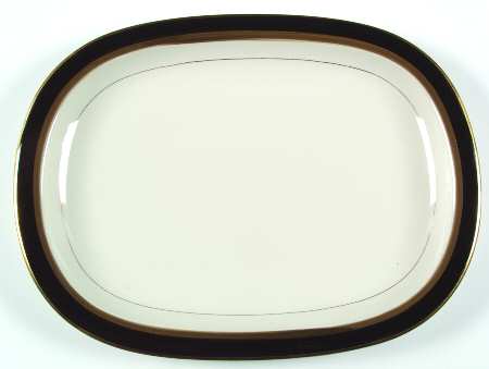 Cappuccino 14" Oval Serving Platter by Mikasa