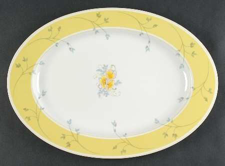Caress 15" Oval Serving Platter