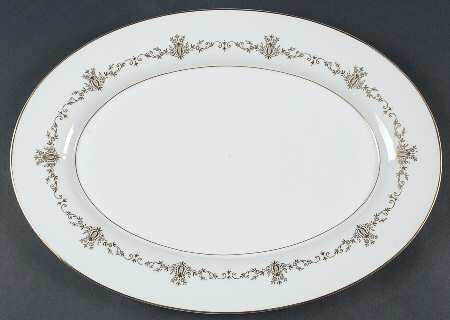 Carlton (5774) 16" Oval Serving Platter by Mikasa