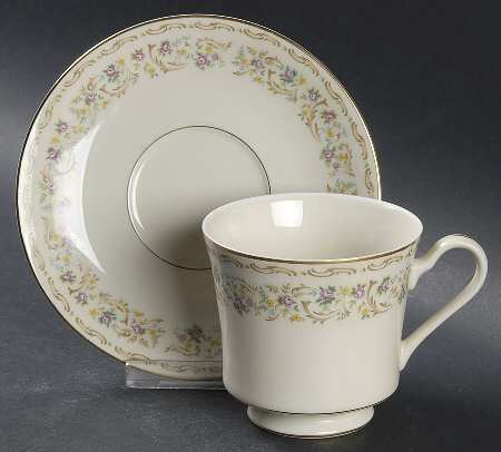 Carlton (L2803) Footed Cup & Saucer Set by Mikasa