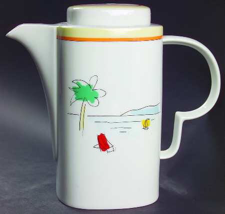 Carmel Coffee Pot & Lid
