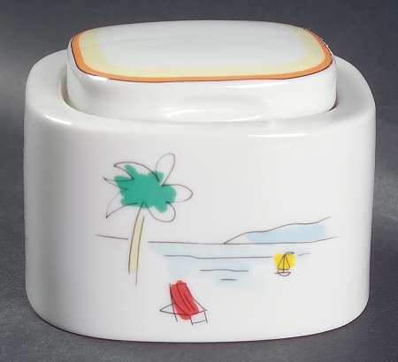 Carmel Sugar Bowl & Lid