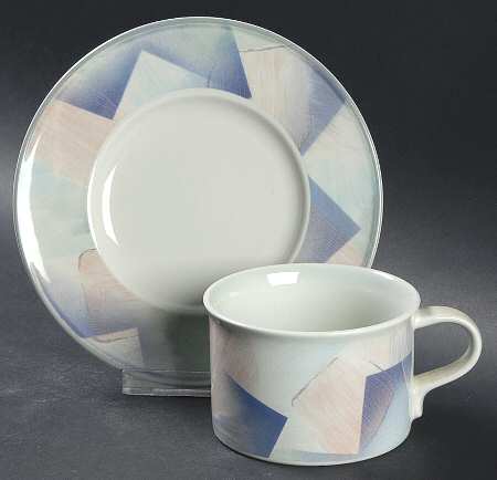 Carousel Flat Cup & Saucer Set by Mikasa