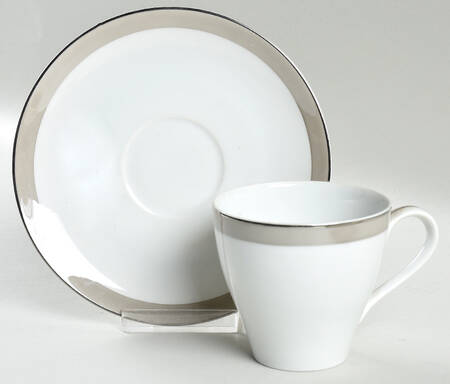 Cascade Flat Cup & Saucer Set