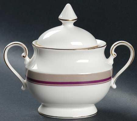 Cameron Taupe Sugar Bowl & Lid