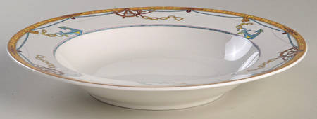 Captain's Table Large Rim Soup Bowl
