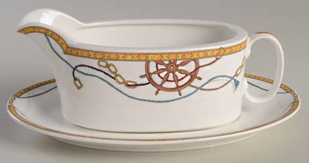 Captain's Table Gravy Boat & Underplate