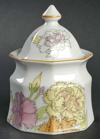 Candy Tuft Sugar Bowl & Lid