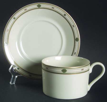 Cavalier Flat Cup & Saucer Set