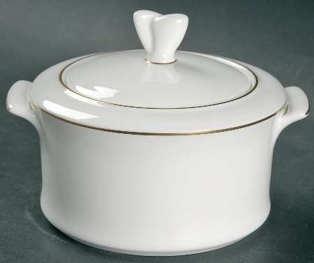 Century Gold Sugar Bowl & Lid