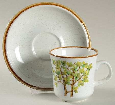 Central Park Flat Cup & Saucer Set