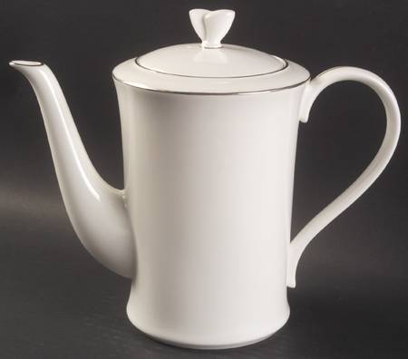 Century Platinum Coffee Pot & Lid