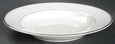 Century Platinum Rim Soup Bowl