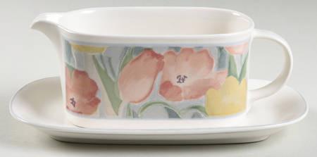 Cezanne Gravy Boat & Underplate (Relish/Butter)