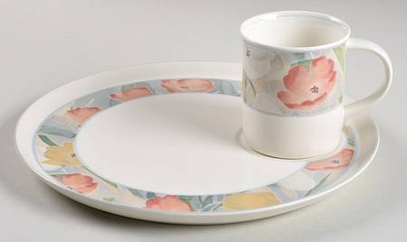 Cezanne Snack Plate & Cup Set