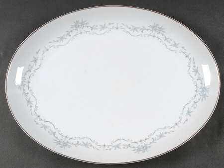 Chadsworth 16" Oval Serving Platter by Mikasa