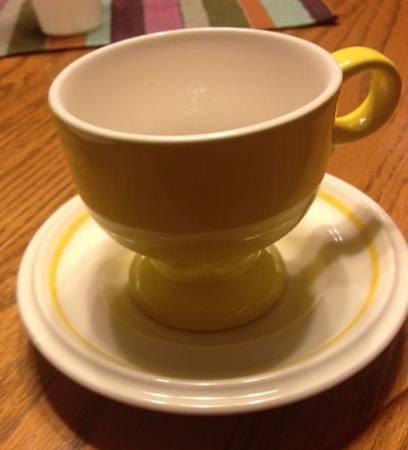 Chablis Footed Cup & Saucer Set