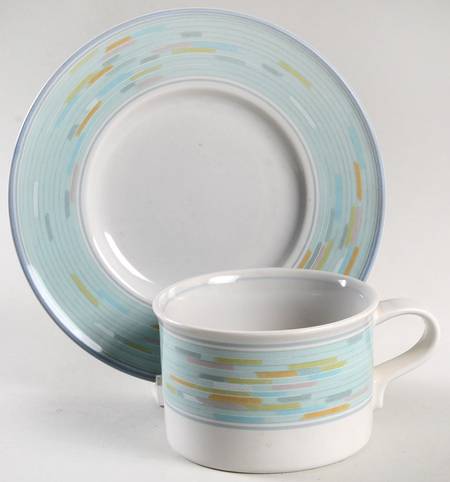 Chagall Flat Cup & Saucer Set