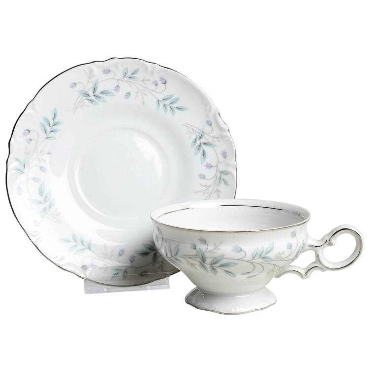Chalfonte Footed Cup & Saucer Set