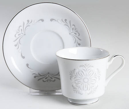 Chalet Footed Cup & Saucer Set