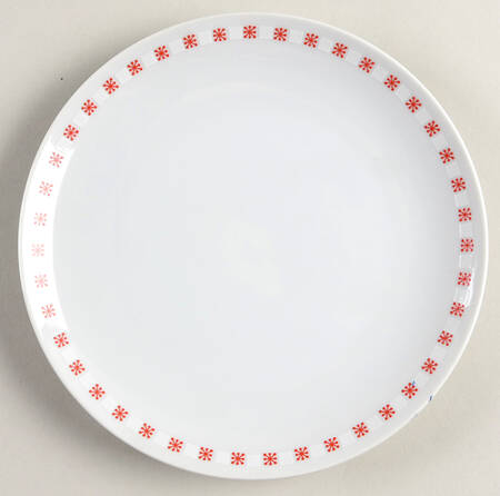 Champagne Red Salad Plate