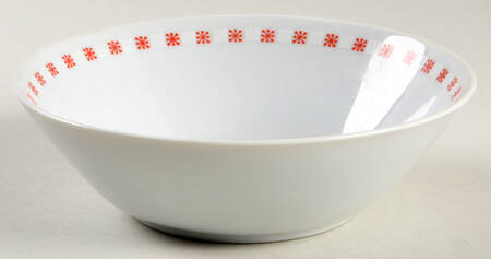 Champagne Red Coupe Cereal Bowl