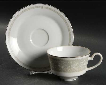 Chapel Flat Cup & Saucer Set