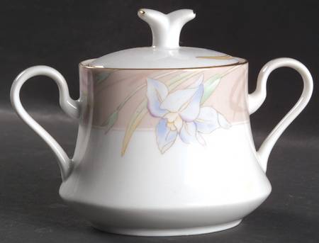 Charisma Beige Sugar Bowl & Lid