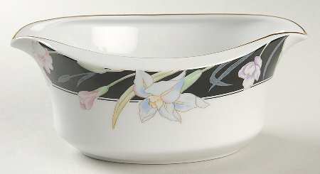 Charisma Black Gravy Boat
