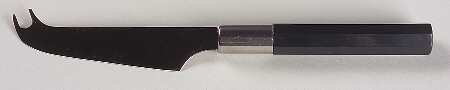 Charisma Black Cheese Knife with Stainless Blade