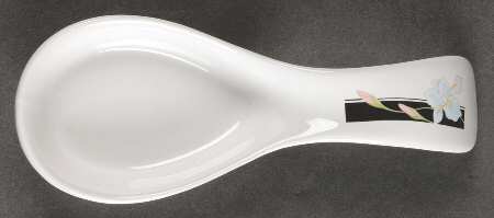 Charisma Black Spoon Rest/Holder (Holds 1 Spoon)