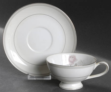 Charm Footed Cup & Saucer Set