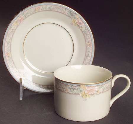 Charmaine Flat Cup & Saucer Set