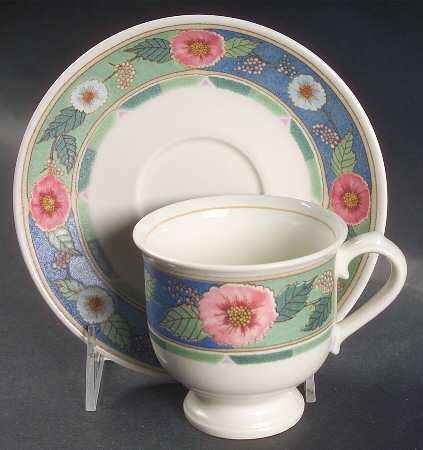 Chateau Footed Cup & Saucer Set by Mikasa