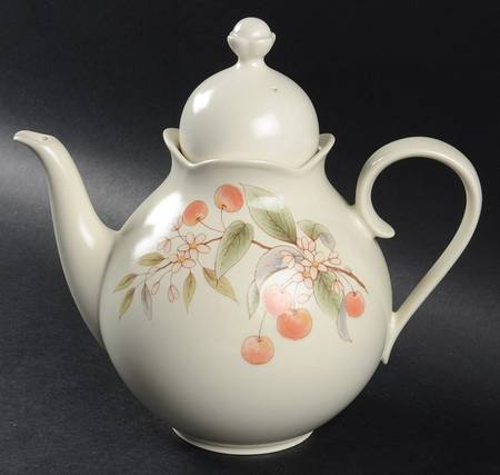 Cherry Blooms Coffee Pot & Lid